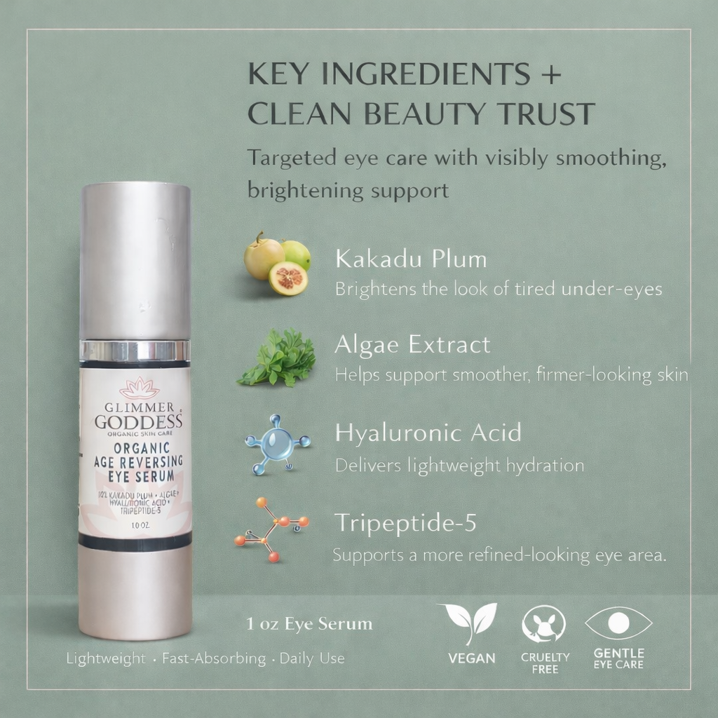 Organic Age Reversing Eye Serum – Instant Firming Treatment